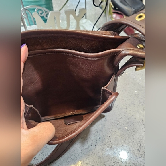 Coach Mahogany Brown Vintage Legacy Medium Studio Flap Bag. - Picture 4 of 17